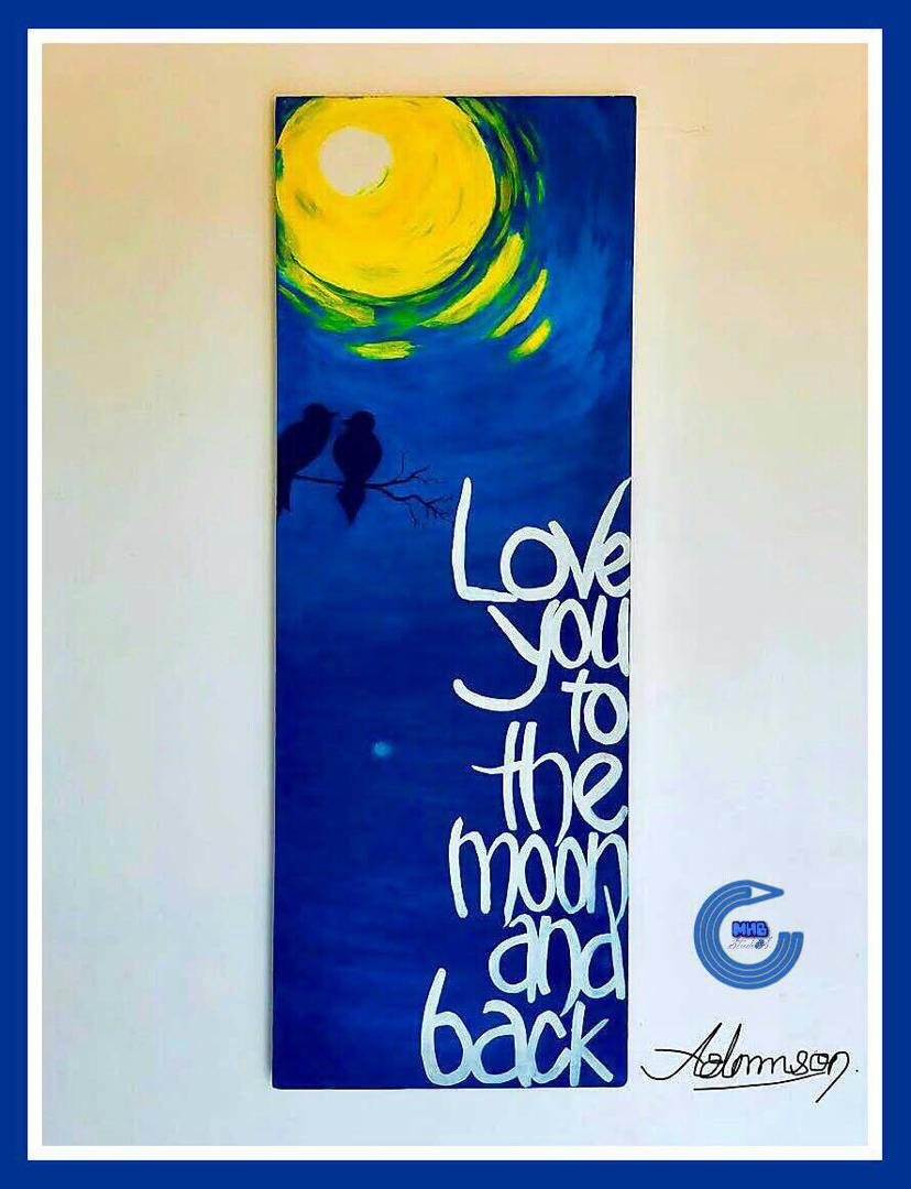 love canvas painting